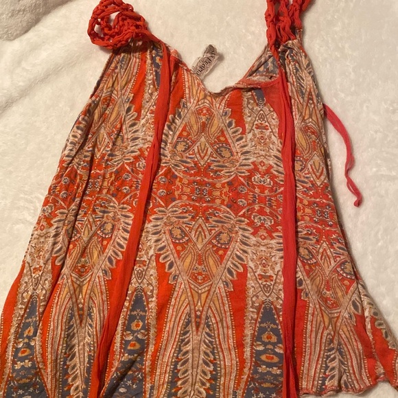 Free People Trapeze Boho Top ALT Violet Harmon - Picture 3 of 3